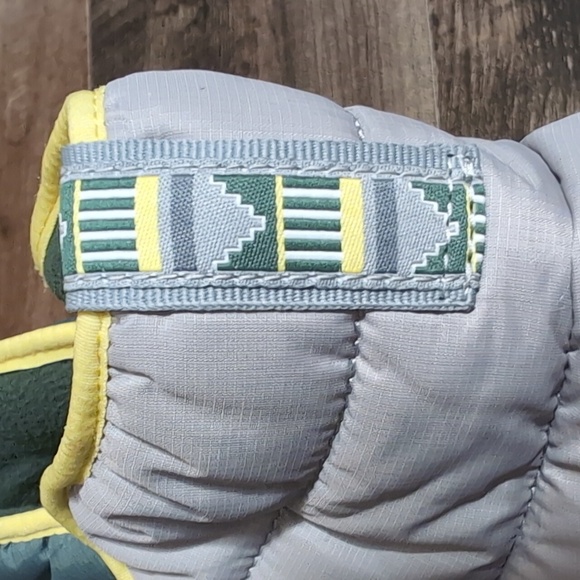 L.L. Bean Mountain Classic Quilted Ankle Booties Size 11.0 In Evergreen & Gray - Picture 12 of 14